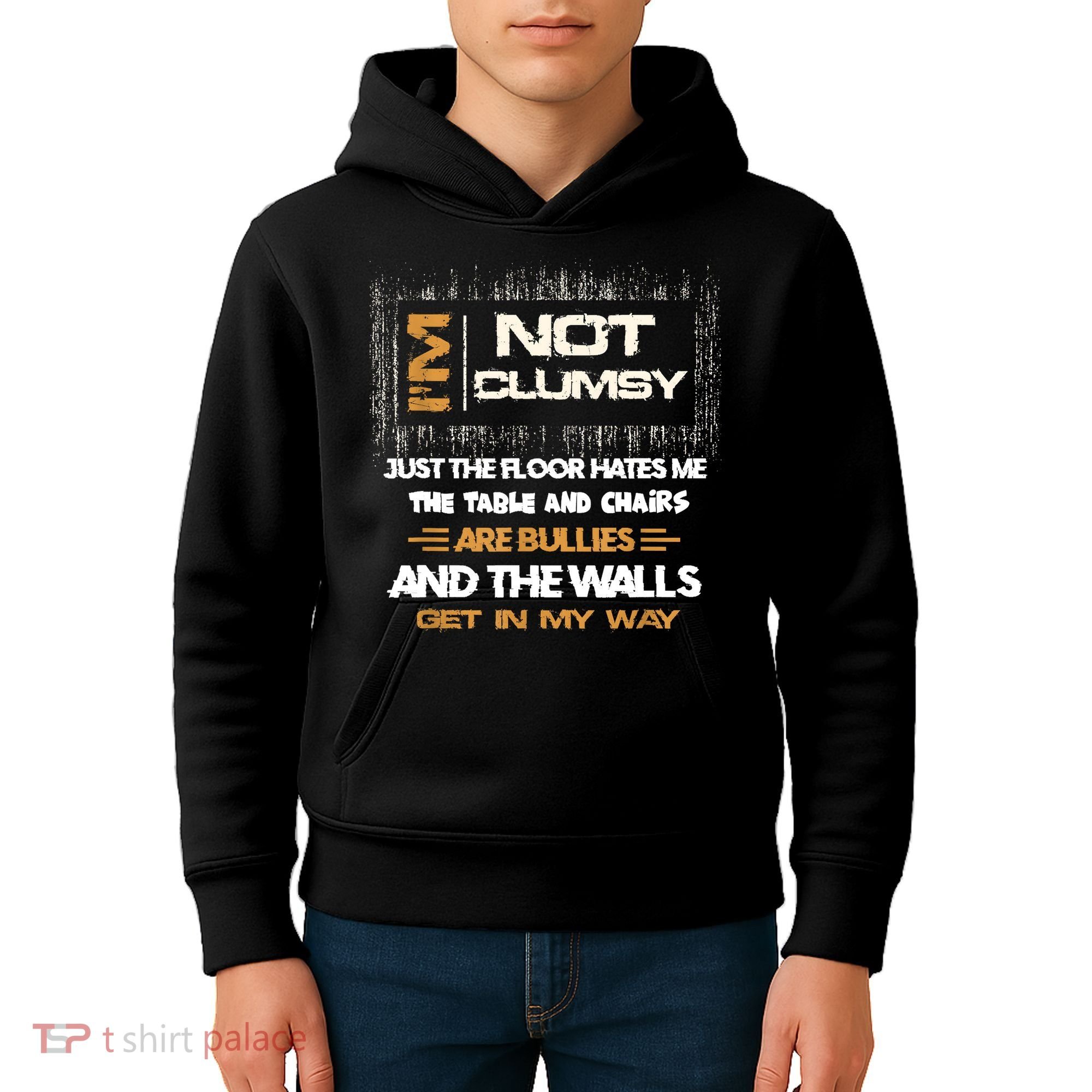 Im Not Clumsy Funny Sayings Sarcastic Kids Hoodie