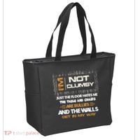 Im Not Clumsy Funny Sayings Sarcastic Tote Bag thumb 2