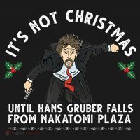 It's Not Christmas Until Hans Gruber Falls From Nakatomi Plaza Coaster thumb 2