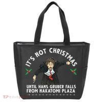 It's Not Christmas Until Hans Gruber Falls From Nakatomi Plaza Tote Bag thumb 0
