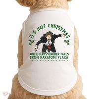 It's Not Christmas Until Hans Gruber Falls From Nakatomi Plaza Doggie Tank thumb 0