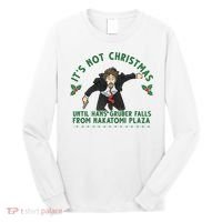 It's Not Christmas Until Hans Gruber Falls From Nakatomi Plaza Long Sleeve Shirt thumb 0