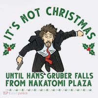 It's Not Christmas Until Hans Gruber Falls From Nakatomi Plaza Apron thumb 3