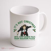 It's Not Christmas Until Hans Gruber Falls From Nakatomi Plaza Coffee Mug thumb 1