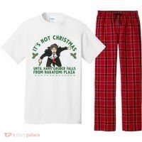 It's Not Christmas Until Hans Gruber Falls From Nakatomi Plaza Pajama Set thumb 0
