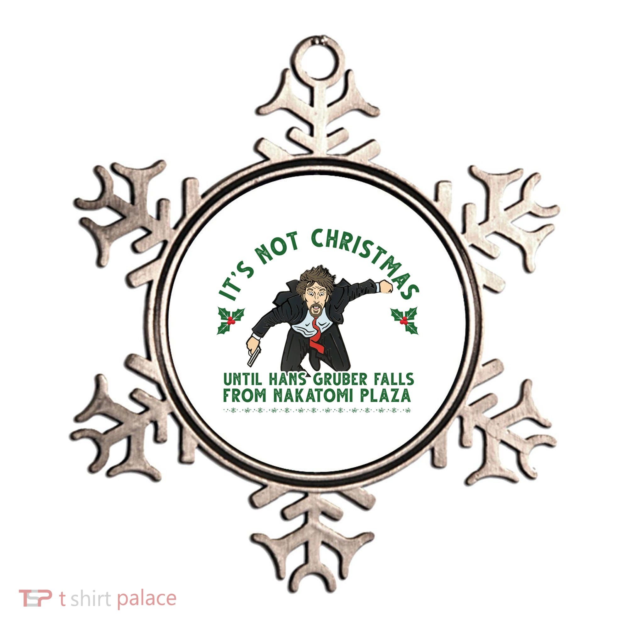 It's Not Christmas Until Hans Gruber Falls From Nakatomi Plaza Ornament