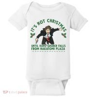 It's Not Christmas Until Hans Gruber Falls From Nakatomi Plaza Baby Bodysuit thumb 0