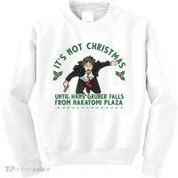 It's Not Christmas Until Hans Gruber Falls From Nakatomi Plaza Kids Sweatshirt thumb 0