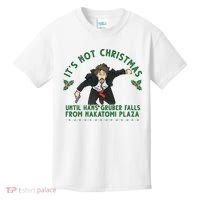 It's Not Christmas Until Hans Gruber Falls From Nakatomi Plaza Kids T-Shirt thumb 0