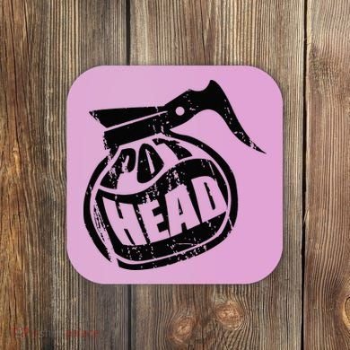 I Need Coffee Pot Head Design For Coffee Lovers Coaster