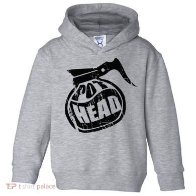 I Need Coffee Pot Head Design For Coffee Lovers Toddler Hoodie