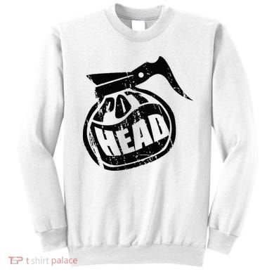 I Need Coffee Pot Head Design For Coffee Lovers Sweatshirt