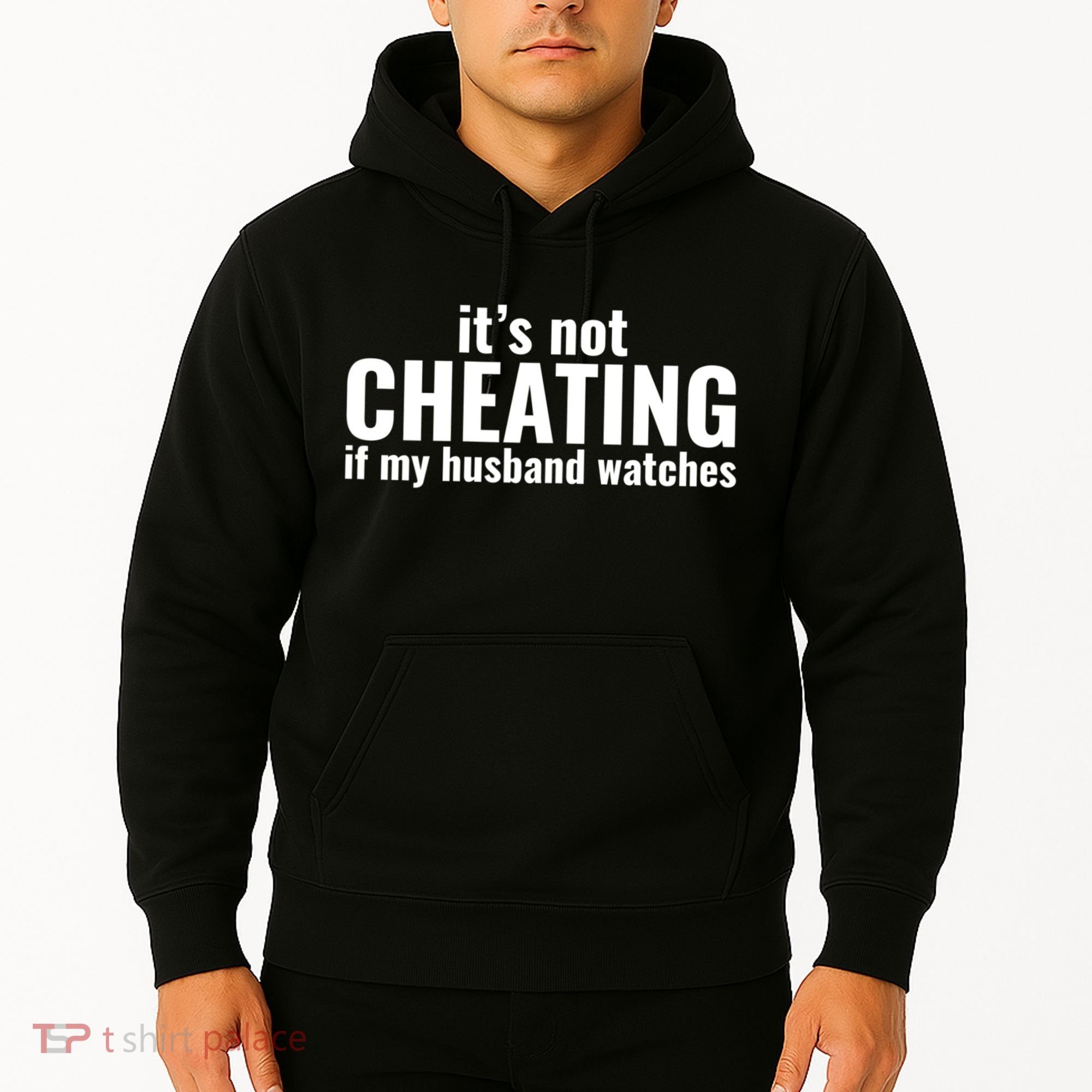 It's Not Cheating If My Husband Watches Funny Saying Hoodie