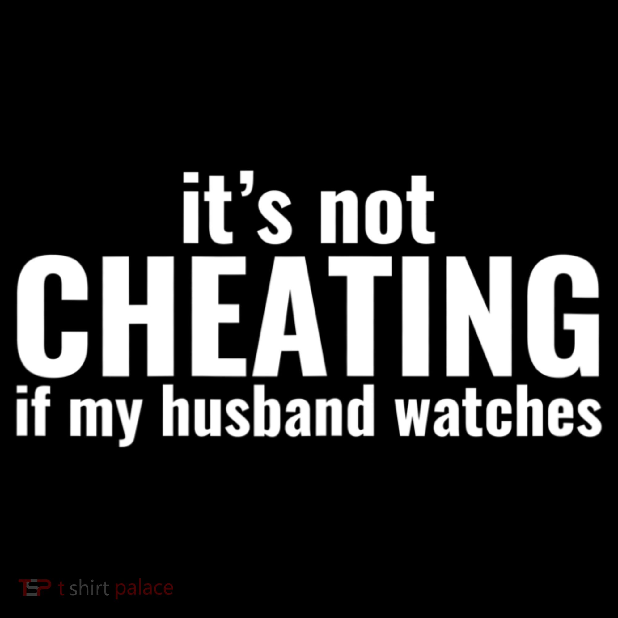 It's Not Cheating If My Husband Watches Funny Saying Women's Hoodie