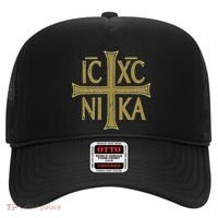 Icxc Nika Christogram Cross Orthodox Christian Discreet Hat thumb 0