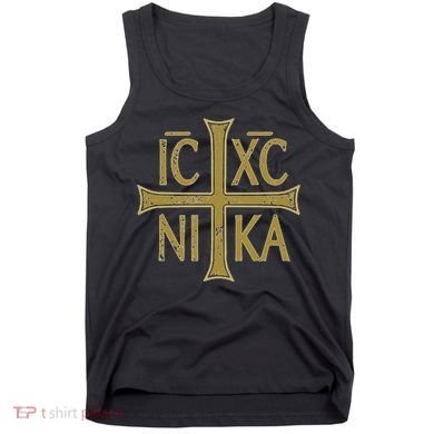 Icxc Nika Christogram Cross Orthodox Christian Discreet Tank Top