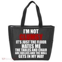 I'm Not Clumsy It's Just The Flor Hates Me Funny Tote Bag thumb 0
