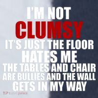 I'm Not Clumsy It's Just The Flor Hates Me Funny Sport-Tek Competitor United Soccer Jersey thumb 4