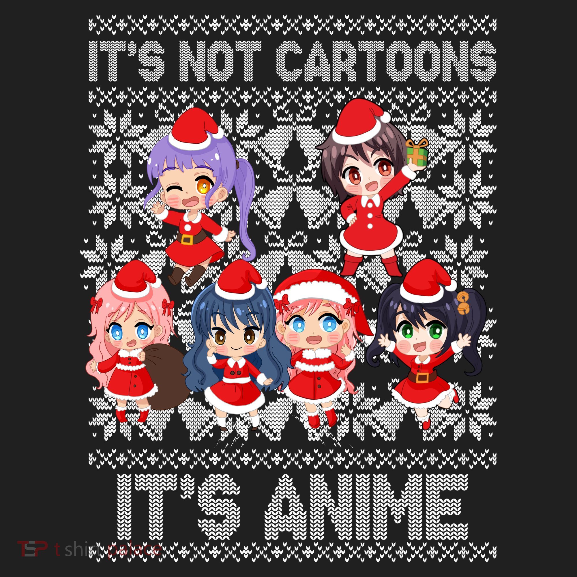 Its Not Cartoons Its Anime Ugly Christmas Beanie