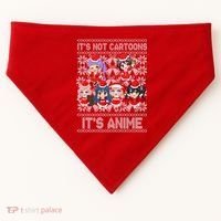 Its Not Cartoons Its Anime Ugly Christmas USA-Made Doggie Bandana thumb 0