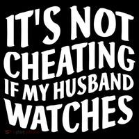 It's Not Cheating If My Husband Watches Funny Saying Stripe Pom Pom Beanie thumb 2