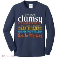 Im Not Clumsy Just The Floor Hates Me Funny Kids Long Sleeve Shirt thumb 0
