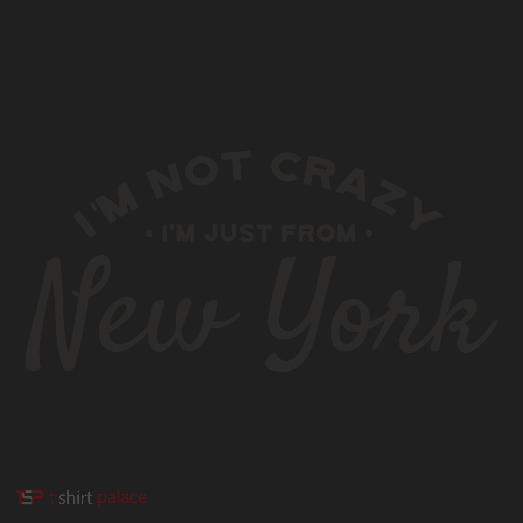 I'm Not Crazy I'm Just From New York Beanie