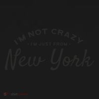 I'm Not Crazy I'm Just From New York Ornament thumb 1