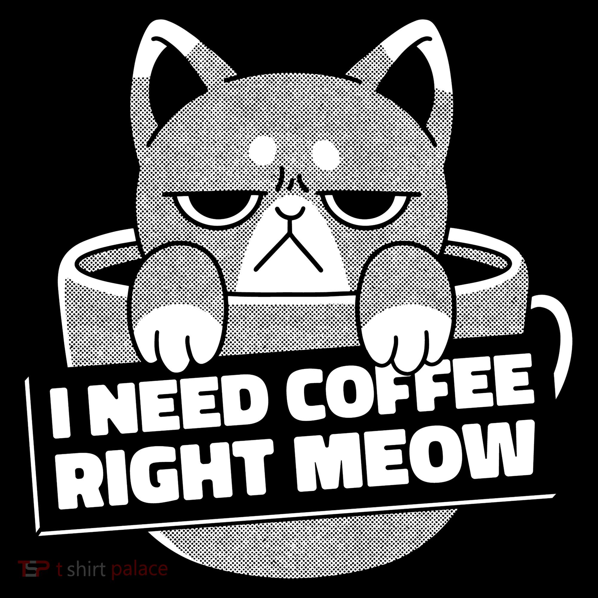 I Need Coffee Right Meow Ornament