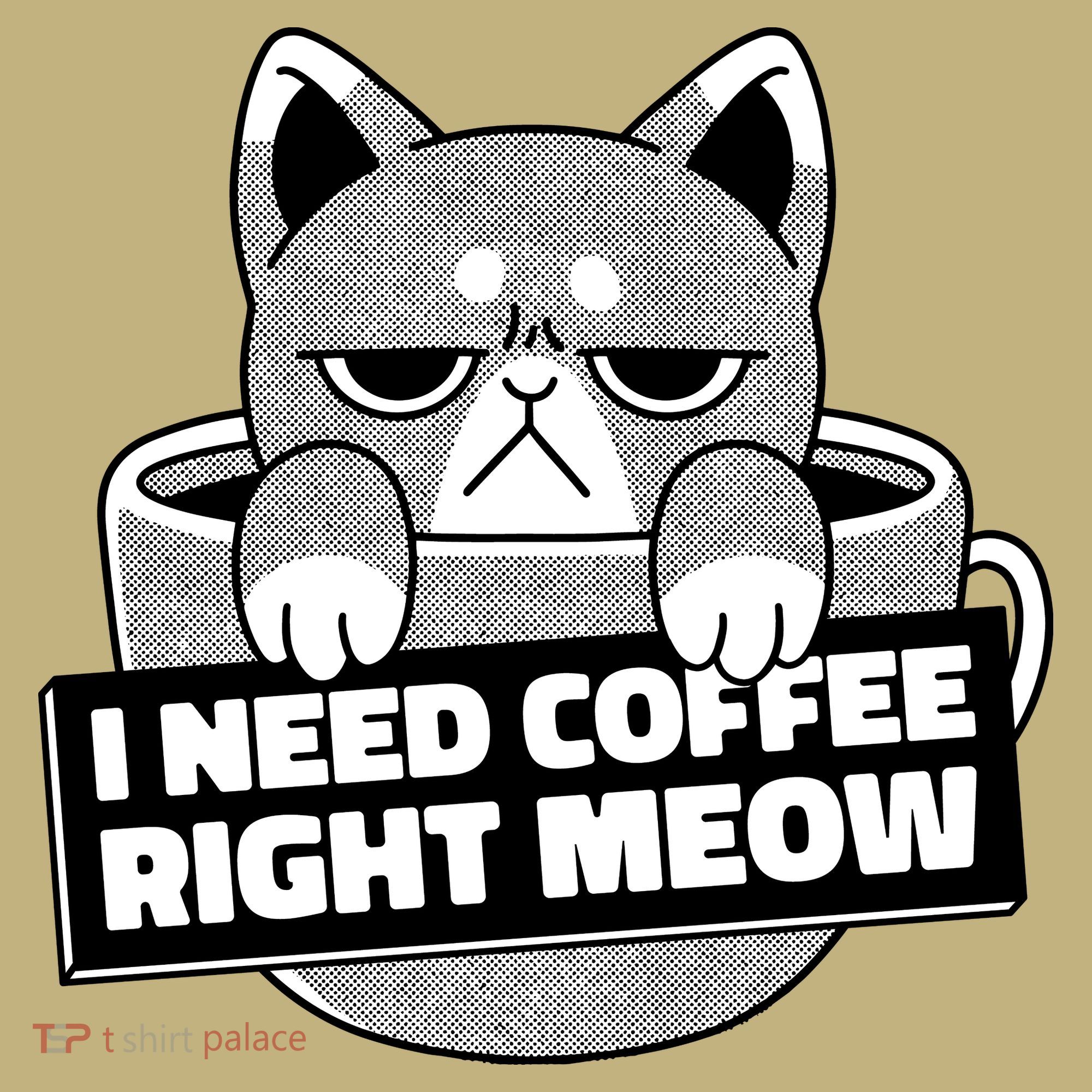 I Need Coffee Right Meow Mousepad