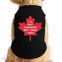 Im Not Canadian But I Wish I Was Doggie Tank thumb 0