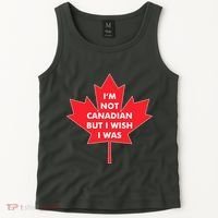 Im Not Canadian But I Wish I Was Tank Top thumb 2