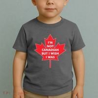 Im Not Canadian But I Wish I Was Toddler T-Shirt thumb 2