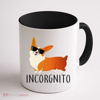 Incorgnito Corgi Dog Coffee Mug back