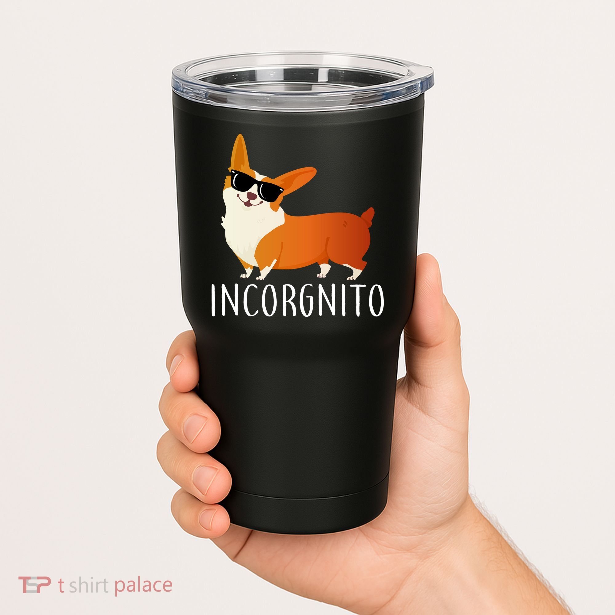 Incorgnito Corgi Dog Tumbler