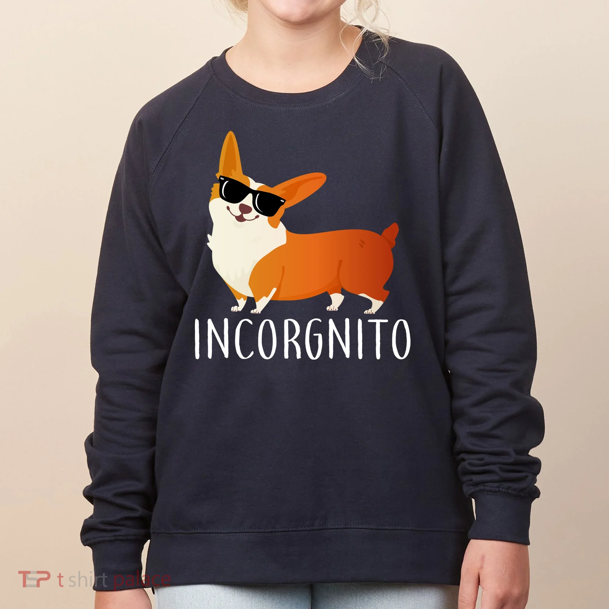Incorgnito Corgi Dog Women's Sweatshirt