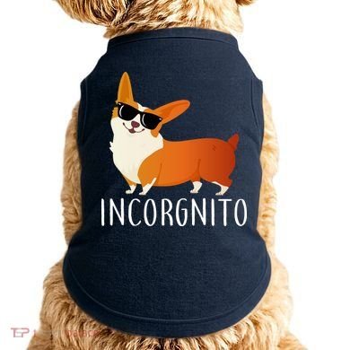 Incorgnito Corgi Dog Doggie Tank