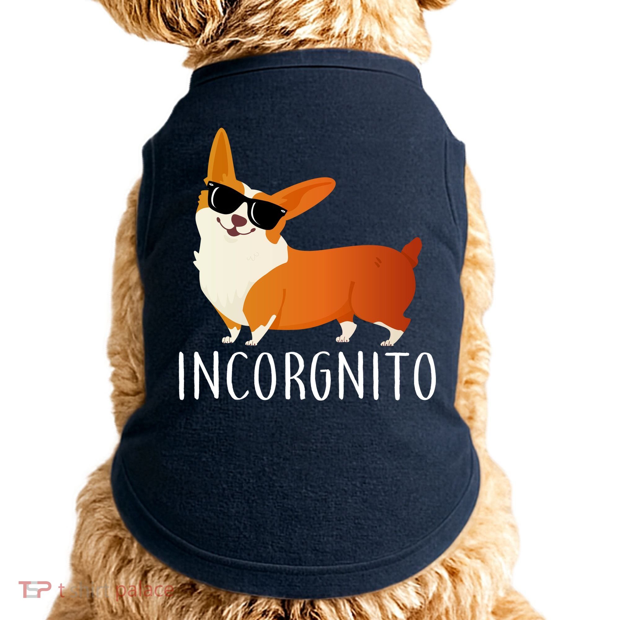 Incorgnito Corgi Dog Doggie Tank