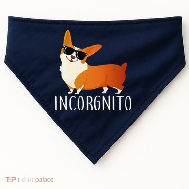 Incorgnito Corgi Dog USA-Made Doggie Bandana
