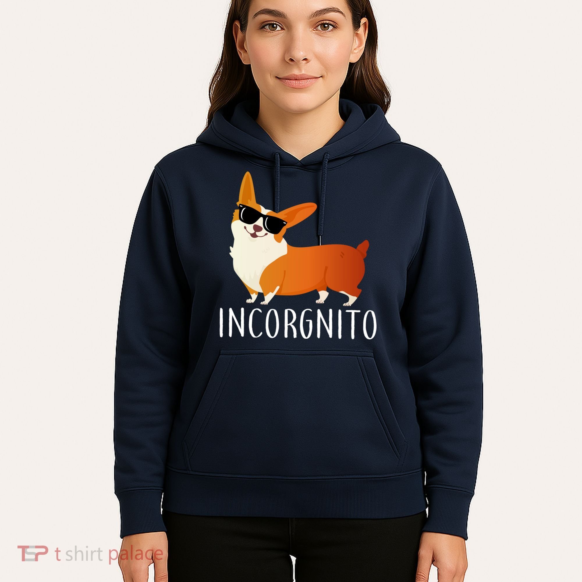 Incorgnito Corgi Dog Hoodie