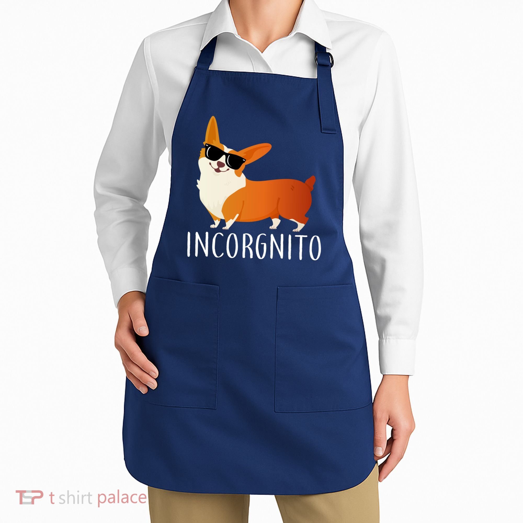 Incorgnito Corgi Dog Apron