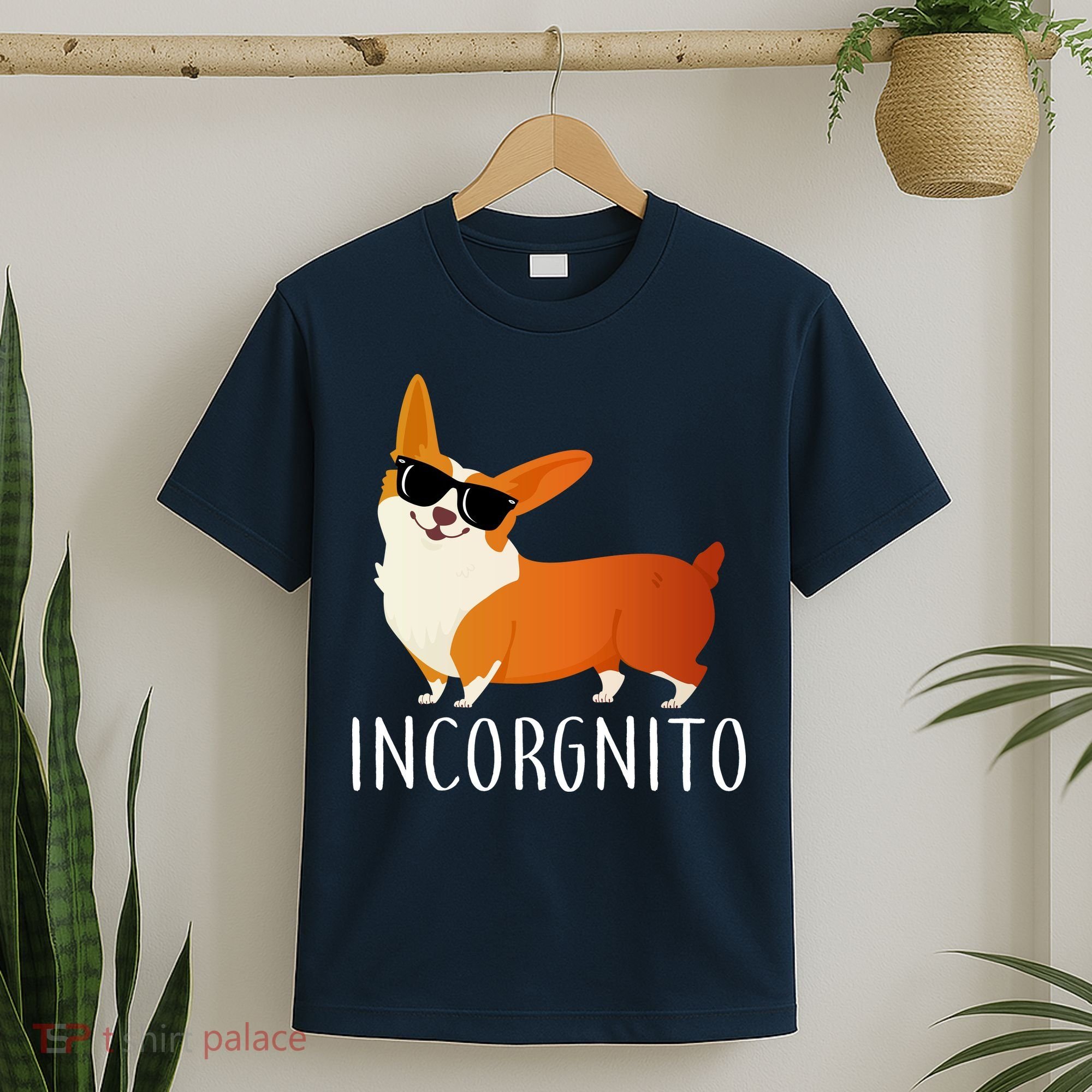 Incorgnito Corgi Dog T-Shirt