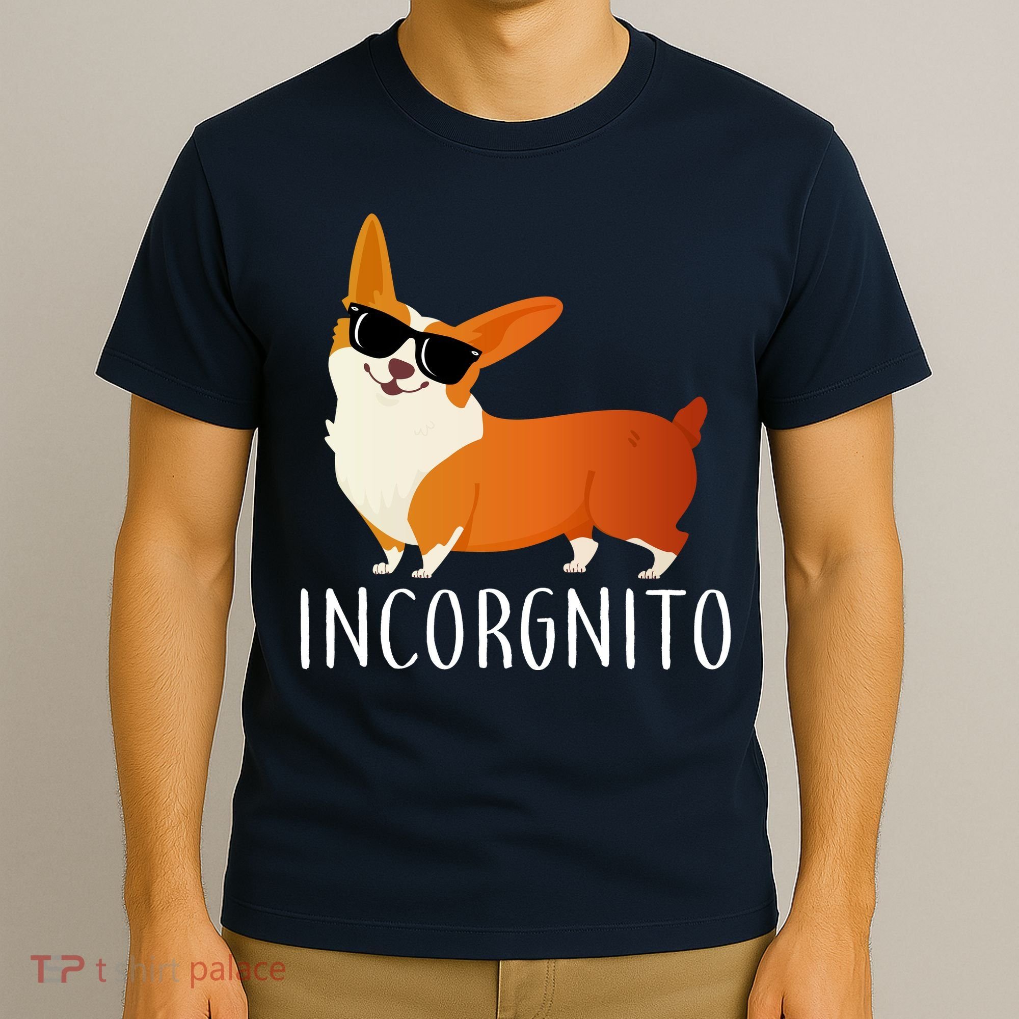Incorgnito Corgi Dog T-Shirt