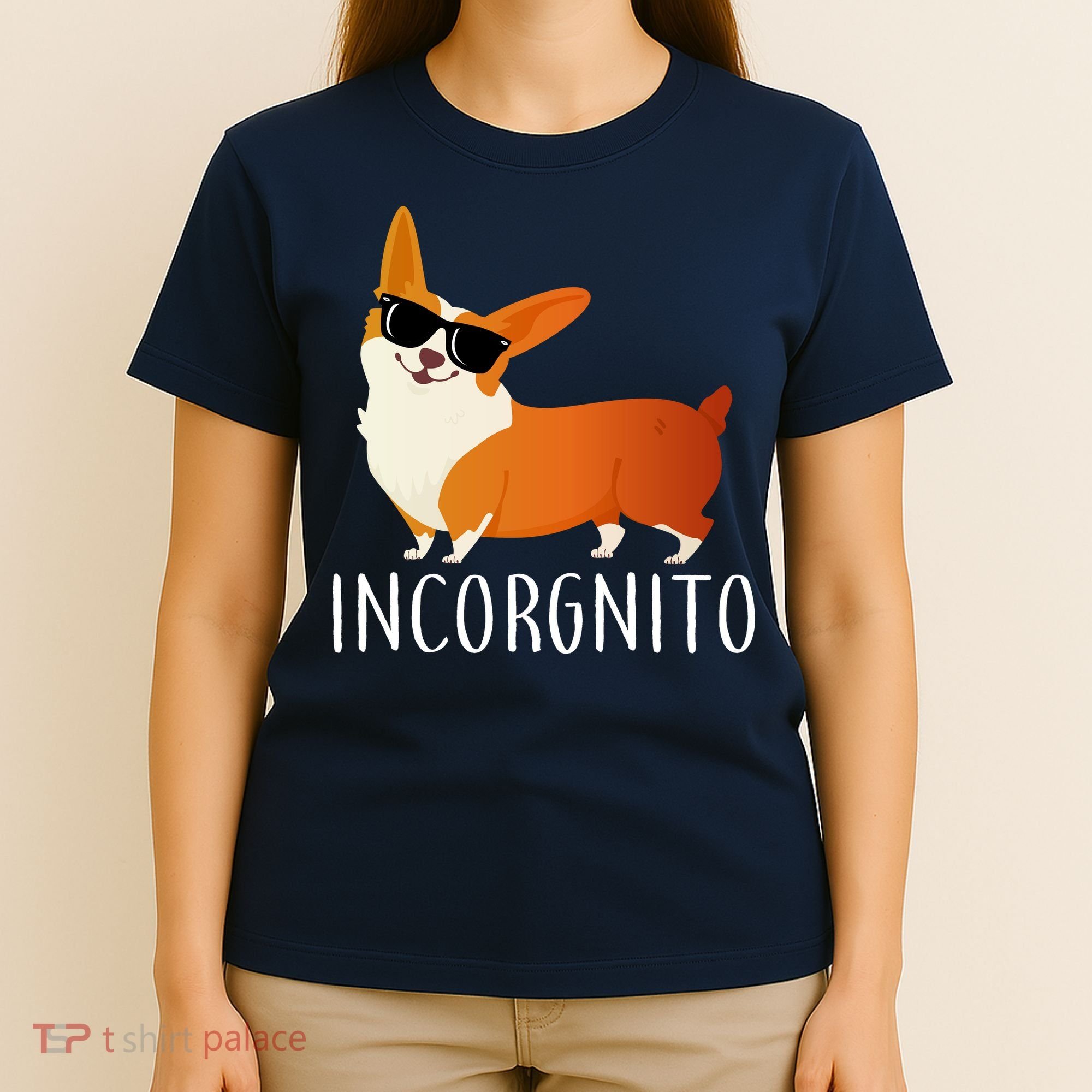 Incorgnito Corgi Dog T-Shirt
