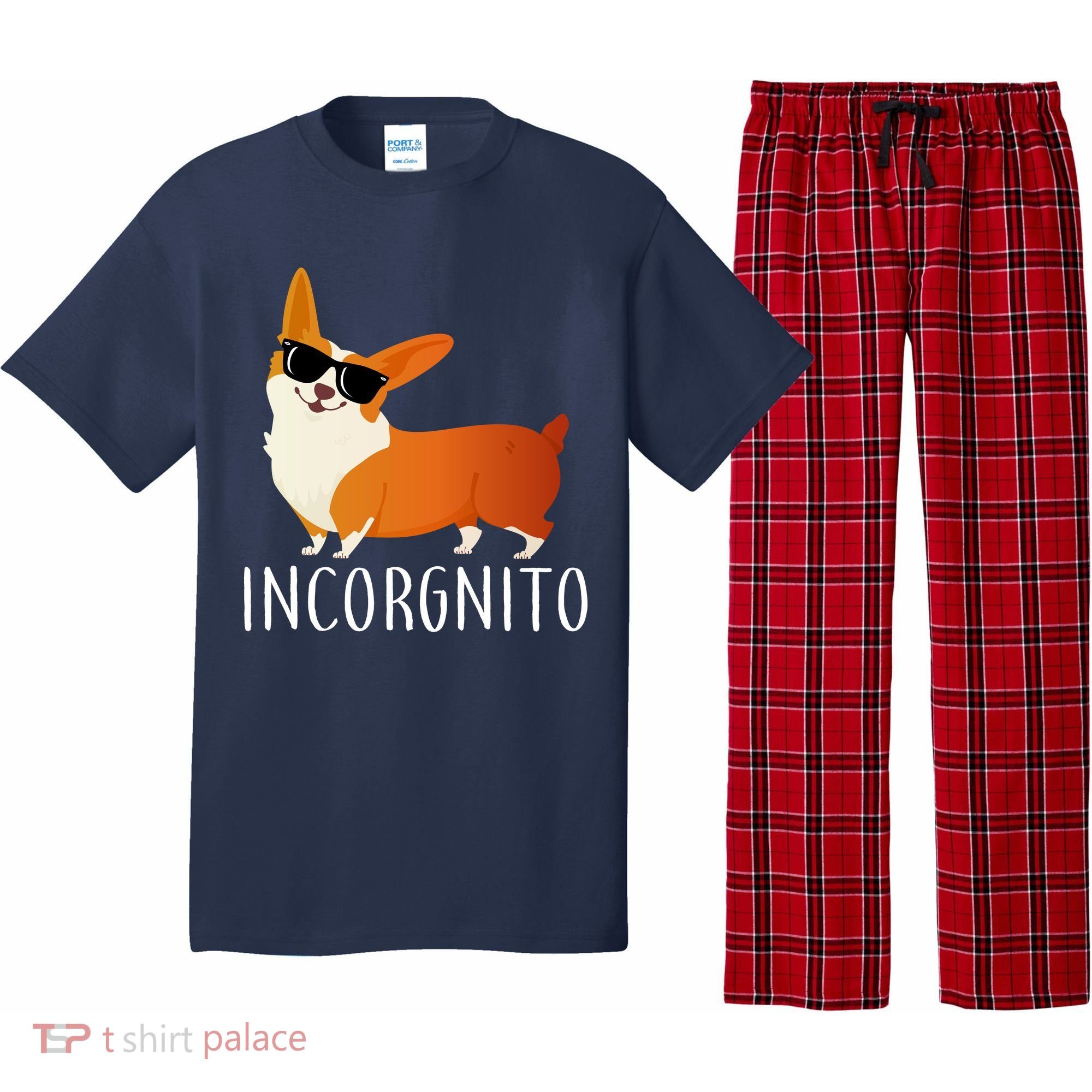 Incorgnito Corgi Dog Pajama Set