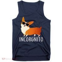 Incorgnito Corgi Dog Tank Top thumb 0