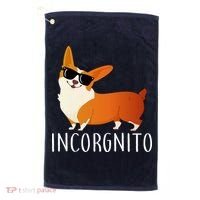 Incorgnito Corgi Dog Golf Towel thumb 0