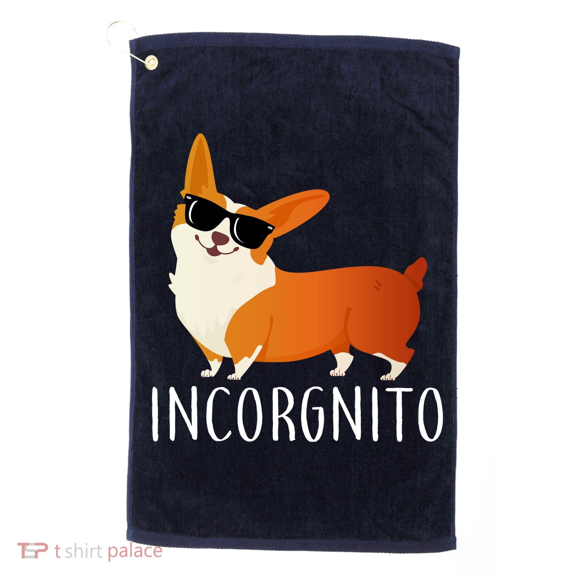 Incorgnito Corgi Dog Golf Towel