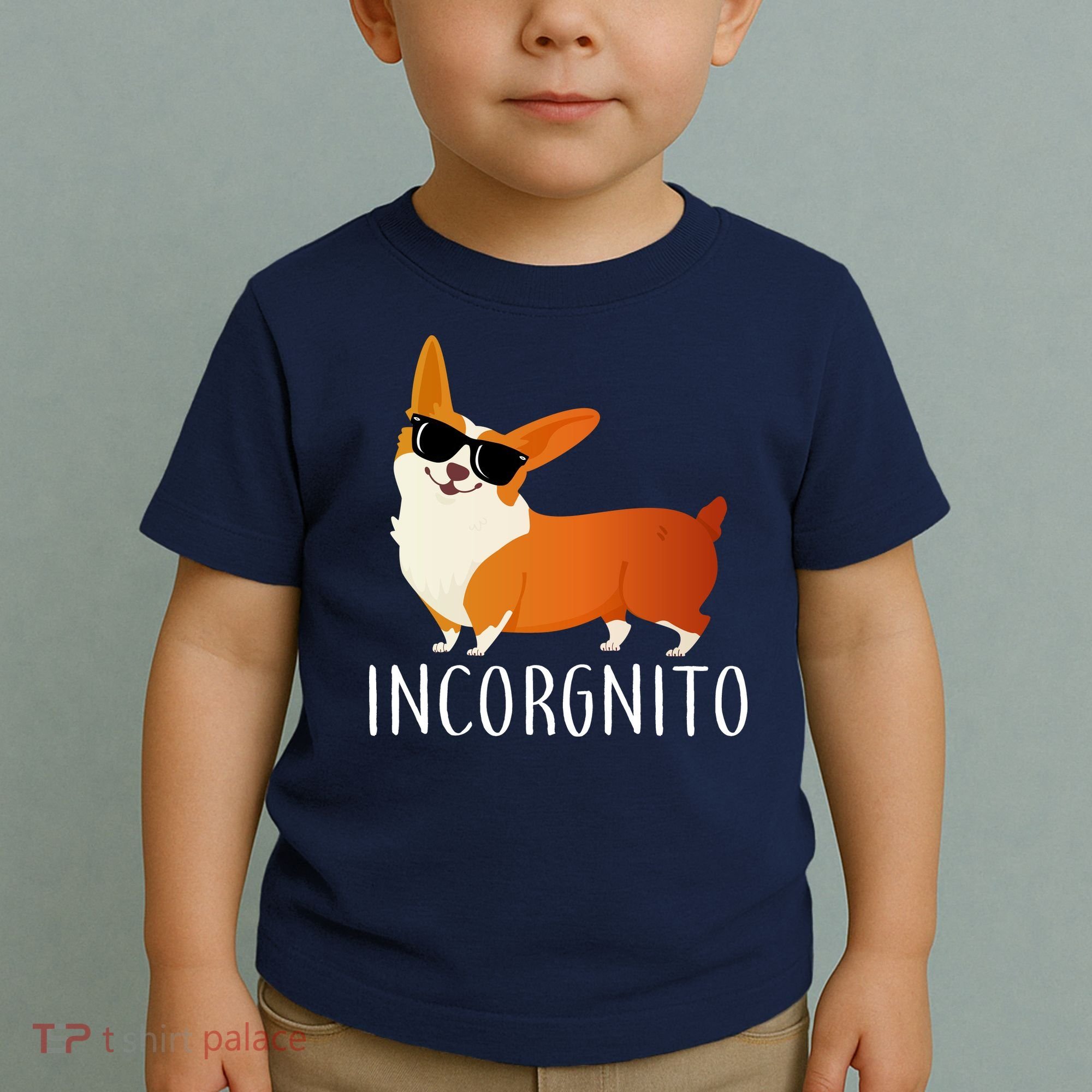 Incorgnito Corgi Dog Toddler T-Shirt