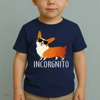 Incorgnito Corgi Dog Toddler T-Shirt thumb 2
